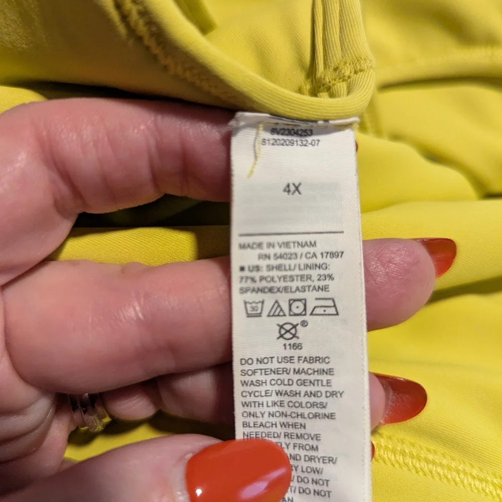 Yellow Sports Bra